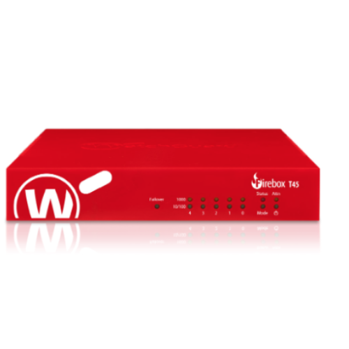 WatchGuard Firebox T45-CW + 1 month Total Security Suite hardware firewall Desktop 3.94 Gbit/s WGT49938-UK
