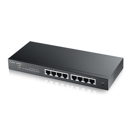 Zyxel GS1900-8 Managed L2 Gigabit Ethernet (10/100/1000) Black GS1900-8-EU0101F