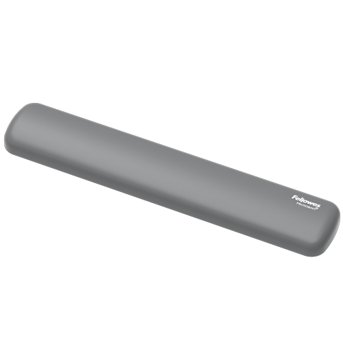 Fellowes Keyboard Wrist Rest Breyta Compact Keyboard Wrist Support with Antibacterial Protection Ergonomic Wrist Support Grey