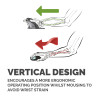 Ambidextrous Vertical Mouse - Small Wireless