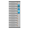 Kiosk Laptop Charging Cabinet USB-C 65W 11-bay (individual compartment - PIN locked), Suitable for USB-C laptops (to 17.3"), iPads, MacBooks, Chromebooks, other USB-C devices, Bays 448x328x12