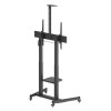 Trolley Mount Stand for TV & Monitors (crank handle height adjust), For screens: 37" to 120",VESA compatibility:all between 200x200 to 1000x600mm -check the dimensions of the four mounting ho