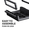 Fellowes Computer Monitor Stand with 3 Height Adjustments - Breyta Monitor Riser with Cable Management - Ergonomic Adjustable Monitor Stand for Computers - Max Weight 15KG - Black