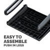 Fellowes Foot Rest Under Desk - Breyta Foot Support Ergonomic Foot Rest with Textured Surface - Foot Rest Stool for Office & Home - Black