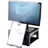 Fellowes Computer Monitor Stand with 3 Height Adjustments - Premium Monitor Riser Plus with Cable Management - Ergonomic Adjustable Monitor Stand for Computers - Max Weight 36KG/Max Size 21" 