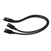 USB-C Cable Splitter Audio/Data + Power Delivery 100W