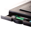Fellowes Computer Monitor Stand with 5 Height Adjustments - Office Suites Monitor Riser with Storage Tray - Ergonomic Adjustable Monitor Stand for Computers - Max Weight 36KG/Max Size 28" - G