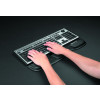 Fellowes Keyboard Wrist Rest - Health-V Wrist Rest with Antibacterial Protection - Ergonomic Wrist Support for Computer, Laptop, Home Office Use - Black