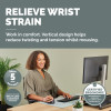Fellowes Vertical Wireless Mouse Breyta Plus+ Ergonomic Right Handed Vertical Mouse with Antibacterial Protection Medium
