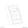LED-VW2000BLACK  Neomounts Videowall wall mount 32-75" - pop-out - max 70 kg