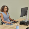 Fellowes Keyboard Wrist Rest Breyta Compact Keyboard Wrist Support with Antibacterial Protection Ergonomic Wrist Support Marine