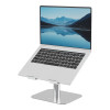 Fellowes Laptop Riser Alumia Desk Based Laptop Stand Max Size 15 inch Max Weight 5kg Silver
