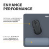 Fellowes Mouse Mat Wrist Rest Breyta Mouse Pad Wrist Support with Antibacterial Protection Ergonomic Mouse Mat Marine