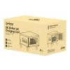 Laptop Charging Cart/Trolley via AC Adapter (UK) 20-bay, Install device's AC Adapter (power cables) into unit, Suitable for ALL laptops (to 16"), iPads, MacBooks, Chromebooks, other portable 