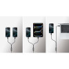Dual USB-C to USB-C Charging Cable, 100W, 2m, Male to Two Males, Smart Power Splitter Cable, Charges Two Devices from One USB-C PD Port, Delivers up to 100W for single charging and up to 70W 