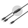 Dual USB-C to USB-C Charging Cable, 100W, 2m, Male to Two Males, Smart Power Splitter Cable, Charges Two Devices from One USB-C PD Port, Delivers up to 100W for single charging and up to 70W 