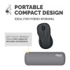 Fellowes Wrist Rest Breyta Palm Rest with Antibacterial Protection Ergonomic Wrist Support Grey