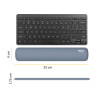 Fellowes Keyboard Wrist Rest Breyta Compact Keyboard Wrist Support with Antibacterial Protection Ergonomic Wrist Support Marine