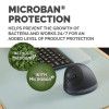 Fellowes Vertical Wireless Mouse Breyta Plus+ Ergonomic Left Handed Vertical Mouse with Antibacterial Protection Large