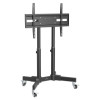 Holds One 23" to 70" TV up to 40 kg (88 lbs.), +45Â° Tilt, Low Height Ideal for Stages and Presenter Notes, Black