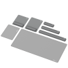 Fellowes Keyboard Wrist Rest Breyta Compact Keyboard Wrist Support with Antibacterial Protection Ergonomic Wrist Support Grey
