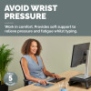 Fellowes Keyboard Wrist Rest Breyta Compact Keyboard Wrist Support with Antibacterial Protection Ergonomic Wrist Support Marine