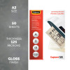 A2 Glossy 125 Micron Laminating Pouch - 50 pack