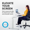 Fellowes Laptop Stand for Desk - I-Spire Quick Lift Adjustable Laptop Stand for the Home and Office - Portable Laptop Stand with 7 Height Adjustments - Max Monitor Size 17", Max Weight 4KG - 