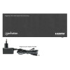 4K@60Hz 8-Port HDMI Splitter with Downscaling, Splits One HDMI Input to Eight HDMI Outputs (1x8), 18G, EDID Switch for Downscaling, Black