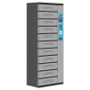 Kiosk Laptop Charging Cabinet USB-C 65W 11-bay (individual compartment - PIN locked), Suitable for USB-C laptops (to 17.3"), iPads, MacBooks, Chromebooks, other USB-C devices, Bays 448x328x12