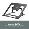 Fellowes Laptop Riser Alumia Portable Laptop Stand Max Size 15 inch Max Weight 5kg Black