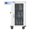 Laptop Charging Cart/Trolley via AC Adapter (UK) 30-bay, Install device's AC Adapter (power cables) into unit, Suitable for ALL laptops (to 16"), iPads, MacBooks, Chromebooks, other portable 