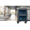 iPad to 13", MacBook Air to 13" & Chromebook 14" 20-bay Charging Trolley/Cart via USB-C (30W), Also other tablets/smartphones (with device to USB-C cable), Bays 330x25x235mm, USB-C charging c