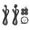 iPad to 13", MacBook Air to 13" & Chromebook 14" 10-bay Charging Desktop via USB-C (30W), Also other tablets/smartphones (with device to USB-C cable), Bays 330x25x235mm, USB-C charging cables