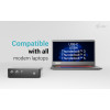 Thunderbolt5 Quattro Display Docking Station, 5x USB, 2.5 GLAN + Power Delivery 140W