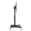 Holds One 23" to 70" TV up to 40 kg (88 lbs.), +45Â° Tilt, Low Height Ideal for Stages and Presenter Notes, Black