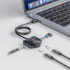 USB-C & USB-A Combo Dock/Hub, Ports (4): USB-A (x2) and USB-C (x2), 5 Gbps (USB 3.2 Gen1 aka USB 3.0), Angled Shape for Easy Port Access, USB powered (no external power supply required)
