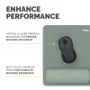 Fellowes Mouse Mat Wrist Rest Breyta Mouse Pad Wrist Support with Antibacterial Protection Ergonomic Mouse Mat Sage