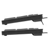 Keyboard UK USB Wired, Standard Qwerty layout, Black, Full Size Keys, Cable 1.5m, USB-A connection, Plug and Play, Three Year Warranty, Retail Boxed