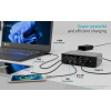 Thunderbolt5 Quattro Display Docking Station, 5x USB, 2.5 GLAN + Power Delivery 140W