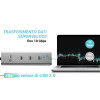 USB-C Charging Metal HUB 5port with USB-C video 8K + Power Delivery 85W