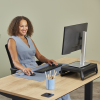 Fellowes Wrist Rest Breyta Palm Rest with Antibacterial Protection Ergonomic Wrist Support Marine