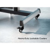 Trolley Mount Stand for TV & Monitors (crank handle height adjust), For screens: 37" to 65", VESA compatibility: all between 200x200 to 600x400mm -check the dimensions of the four mounting ho