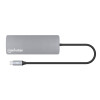 USB-C Dock/Hub with Card Reader, Ports (x7): Ethernet, HDMI, USB-A (x3) and USB-C (x2), with Power Delivery (PD) 100W- requires external USB-C charger (not included). USB powered (no external