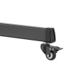 Trolley Mount Stand for TV & Monitors (crank handle height adjust), For screens: 37" to 120",VESA compatibility:all between 200x200 to 1000x600mm -check the dimensions of the four mounting ho