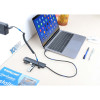 USB-C Dock/Hub with Card Reader, Ports (x5): HDMI, USB-A (x2) and USB-C (x2), with Power Delivery (PD) 100W- requires external USB-C charger (not included). USB powered (no external power sup