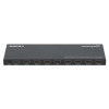 4K@60Hz 8-Port HDMI Splitter with Downscaling, Splits One HDMI Input to Eight HDMI Outputs (1x8), 18G, EDID Switch for Downscaling, Black