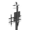Trolley Mount Stand for TV & Monitors (crank handle height adjust), For screens: 37" to 65", VESA compatibility: all between 200x200 to 600x400mm -check the dimensions of the four mounting ho
