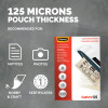 A2 Glossy 125 Micron Laminating Pouch - 50 pack