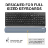 Fellowes Breyta wrist rest Silicone Light Blue 100142577